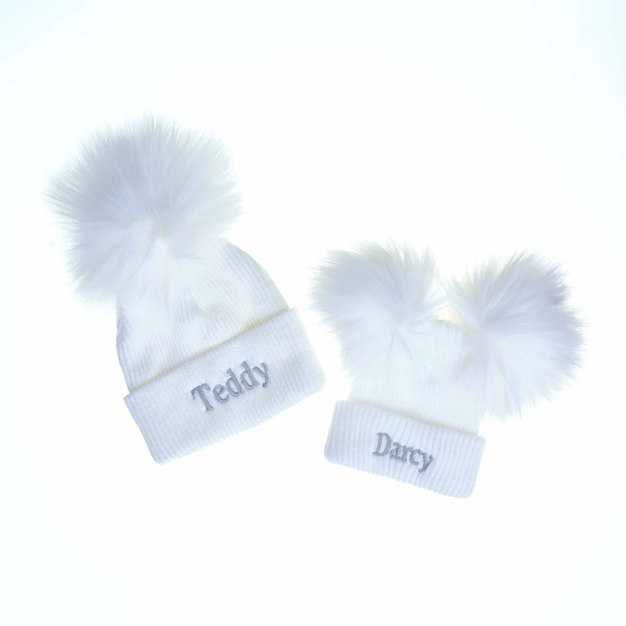 Personalised Baby Hat 100% Super Soft Double Layered Cotton 