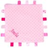 Personalised Pink Taggie Comfort Blanket