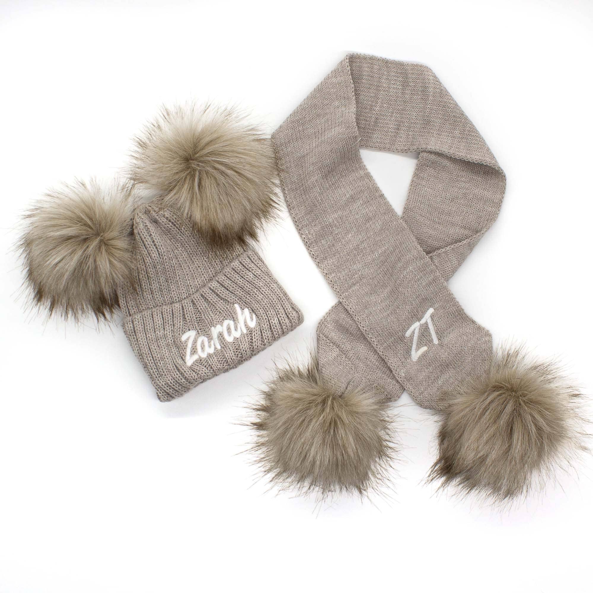 Stone Knit Baby & Kids Bobble Pom Hat - Image 3