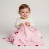 Personalised Pink Taggie Comfort Blanket