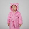 Personalised Pink Baby Dressing Gown - Bunny Ears