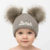 Stone Knit Baby & Kids Bobble Pom Hat