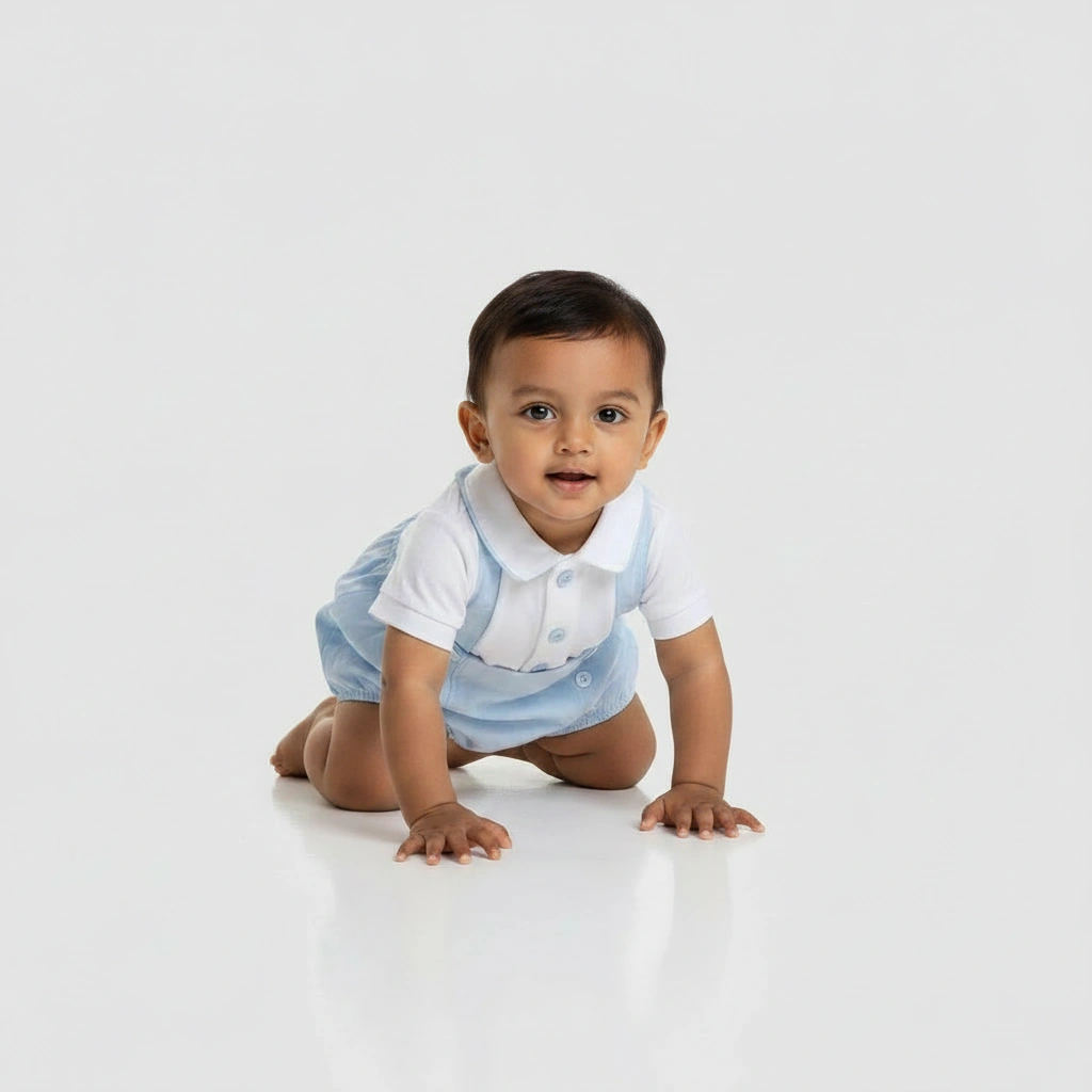 Boys Blue Pants and Top
